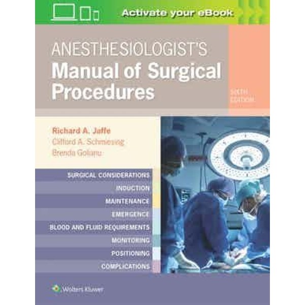 Anesthesiologist's Manual of Surgical Procedures Αναισθησιολογία